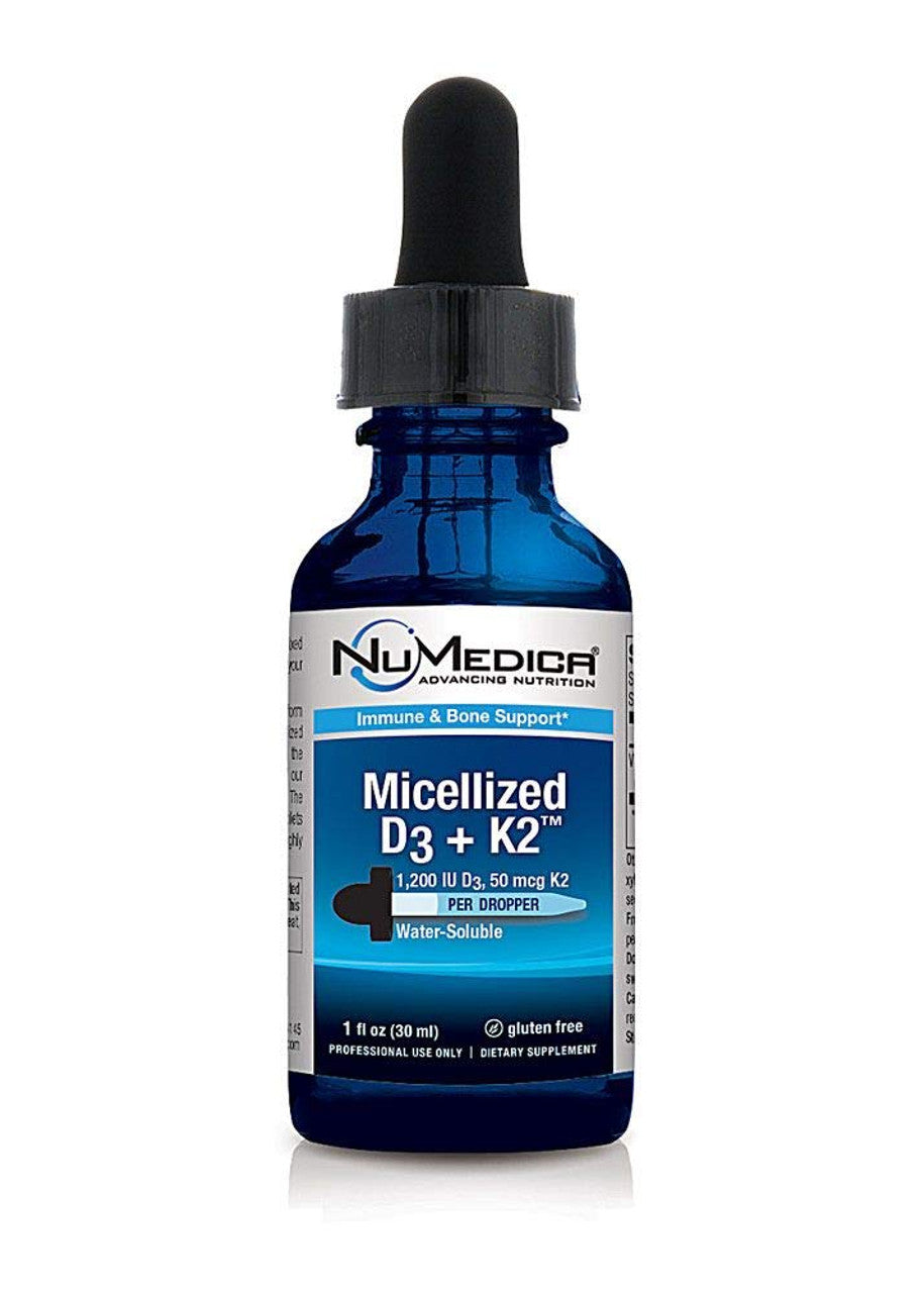 NuMedica GS Micellized D3 + K2 – 1 fl. oz
