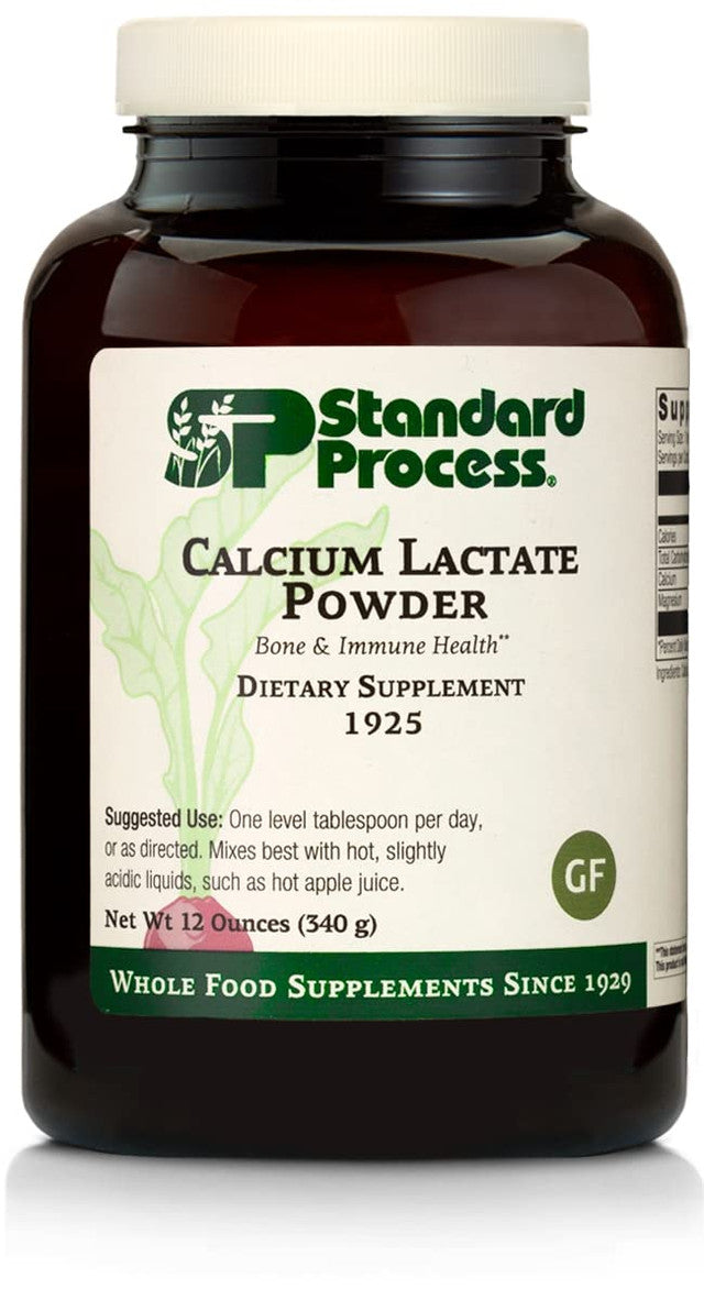 Standard Process Calcium Lactate Powder Wellness Support – 12 oz