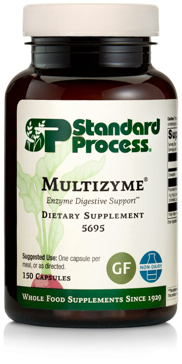 Standard Process Multizyme – Daily Digestive Enzyme Support (150 Capsules)