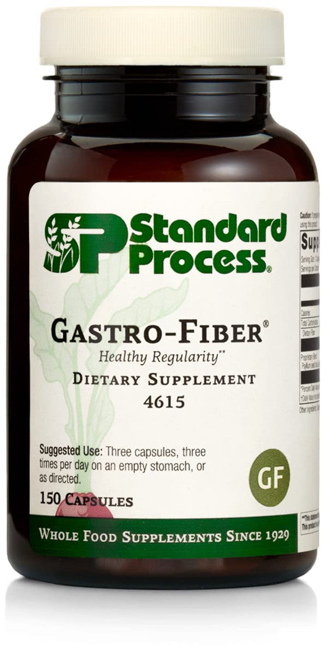 Standard Process Gastro-Fiber – Daily Fiber & Digestive Wellness Support (150 Capsules)