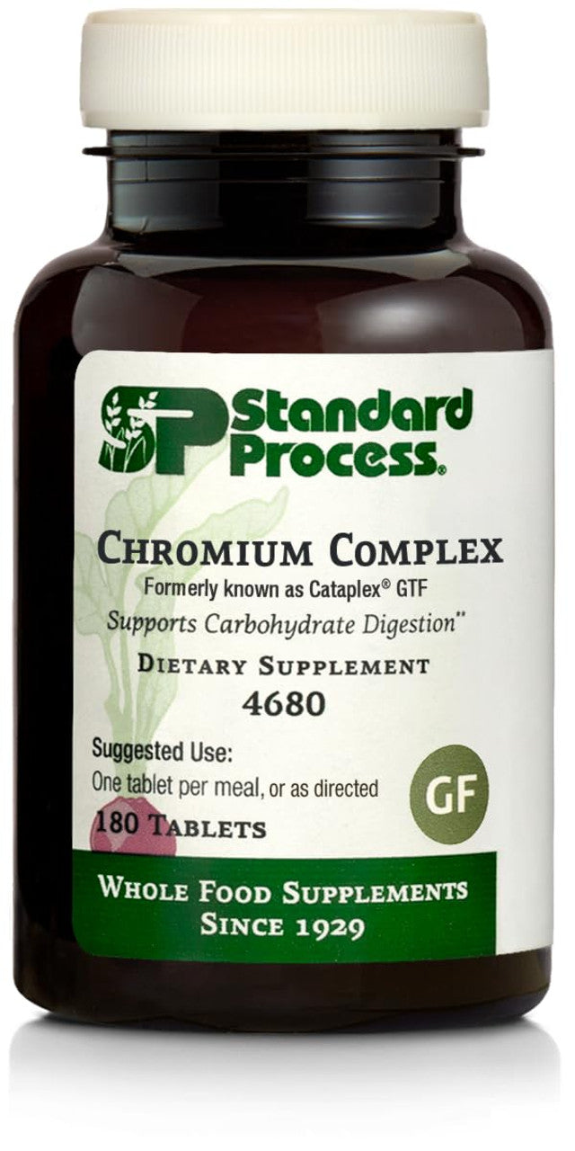 Standard Process Chromium Complex – Metabolic & Digestive Wellness Support (180 Tablets)