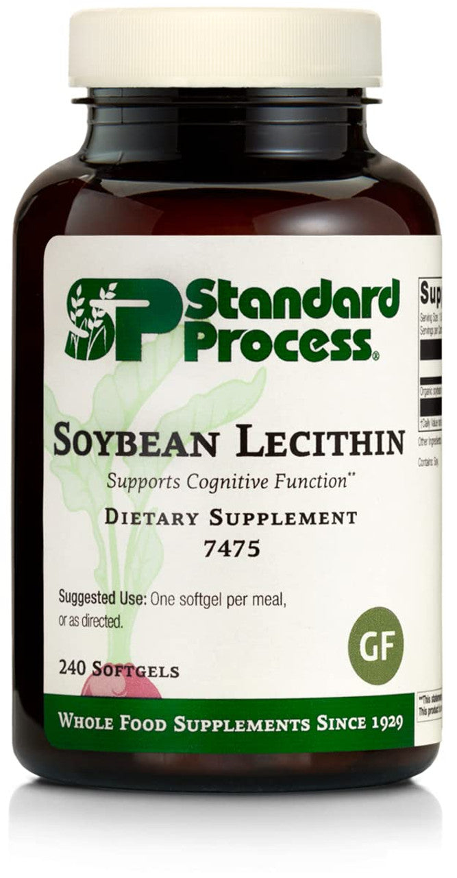 Standard Process Soybean Lecithin – Wellness Support Softgels (240 Softgels)
