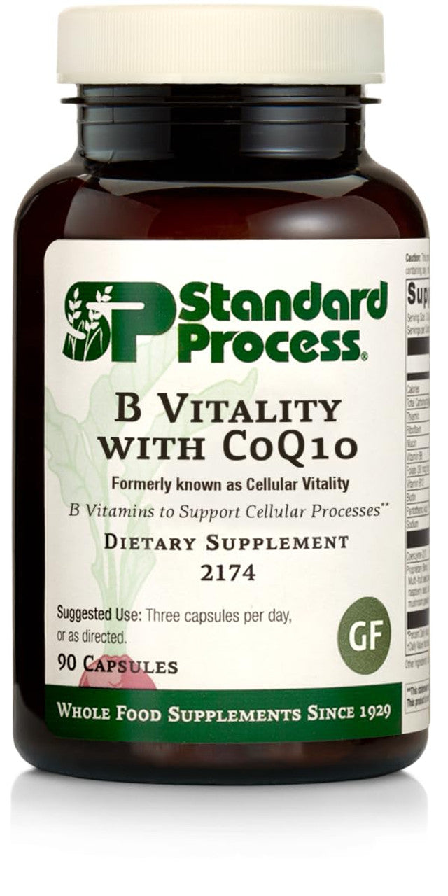 Standard Process B Vitality with CoQ10 Wellness Support – 90 Capsules
