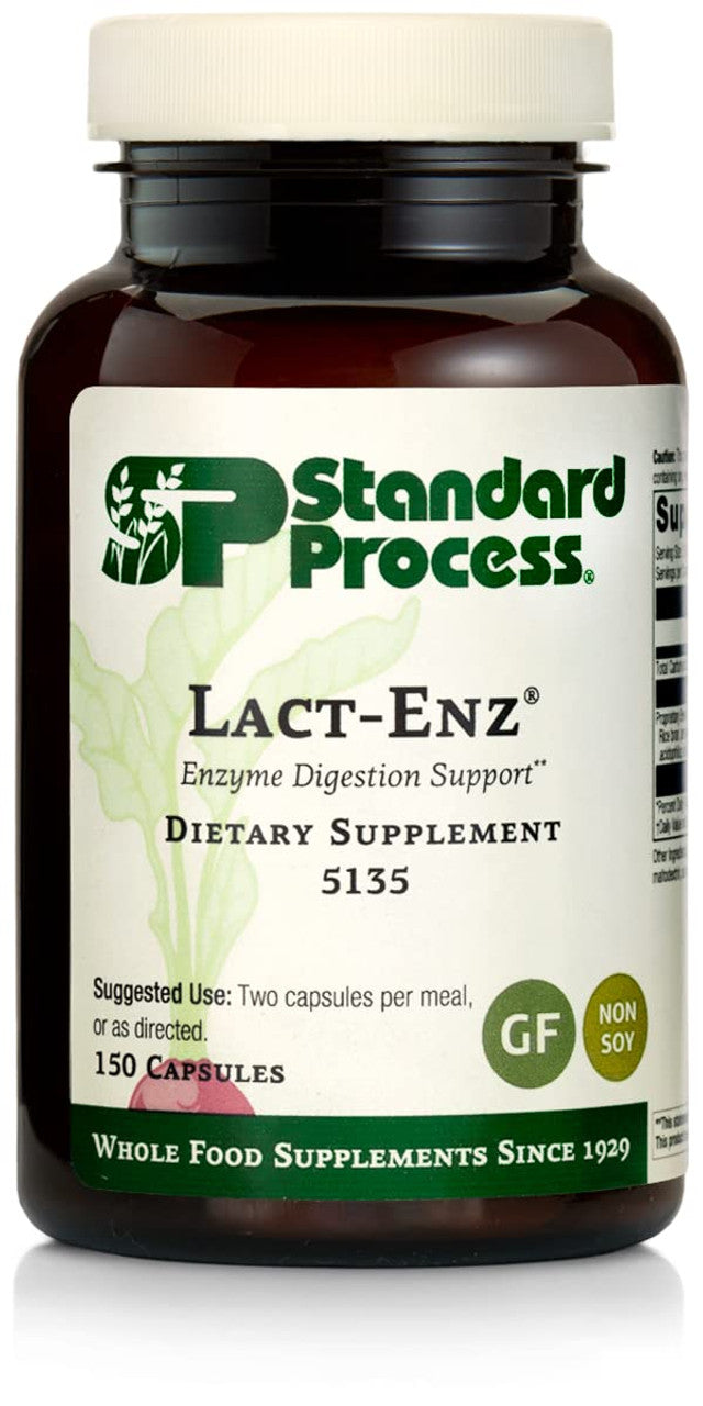 Standard Process Lact-ENZ – Digestive & Wellness Support (150 Capsules)
