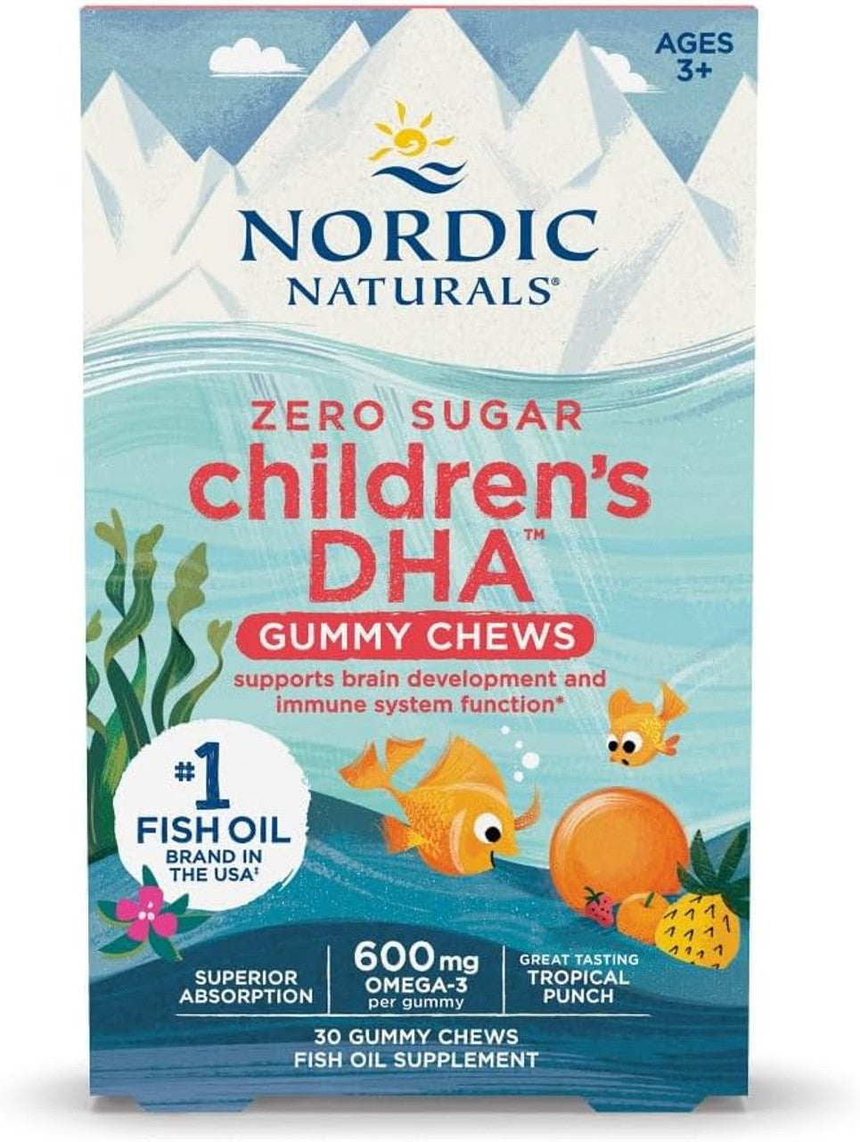 Nordic Naturals Zero Sugar Children’s DHA Gummy Chews