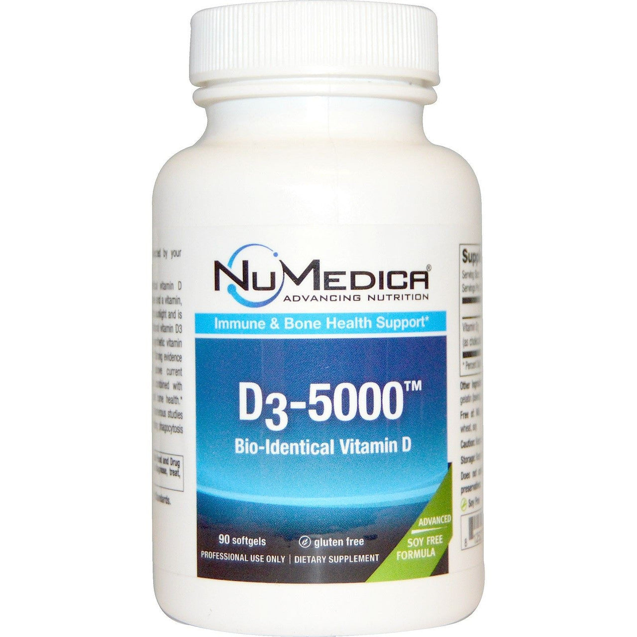 NuMedica D3 5000 IU – 90 Soy-Free Softgels
