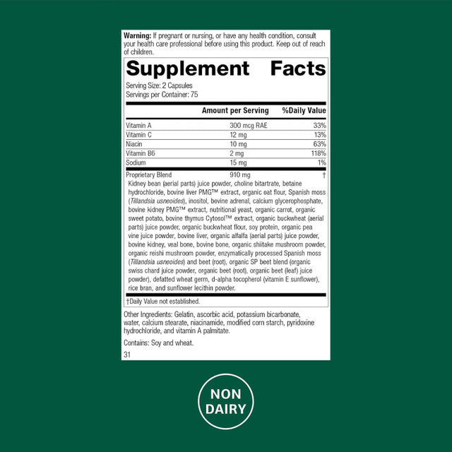 Standard Process Albaplex Nutritional & Immune Support (150 Capsules)