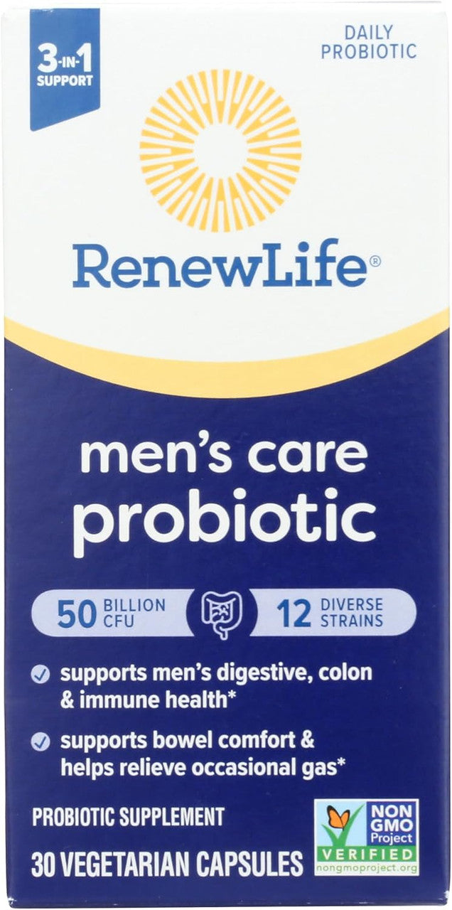 Renew Life Ultimate Flora Men's Care Probiotic Digestive & Immune Support (30 Capsules)