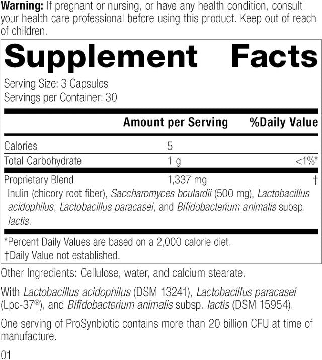 Standard Process ProSynbiotic Digestive & Immune Support (Vegetarian)