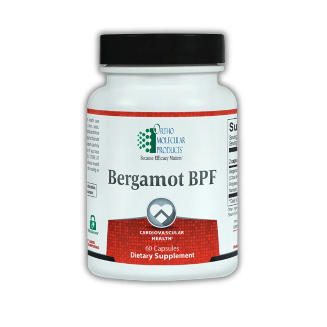 Ortho Molecular Bergamot BPF Cardiovascular & Cholesterol Support (120 Capsules)