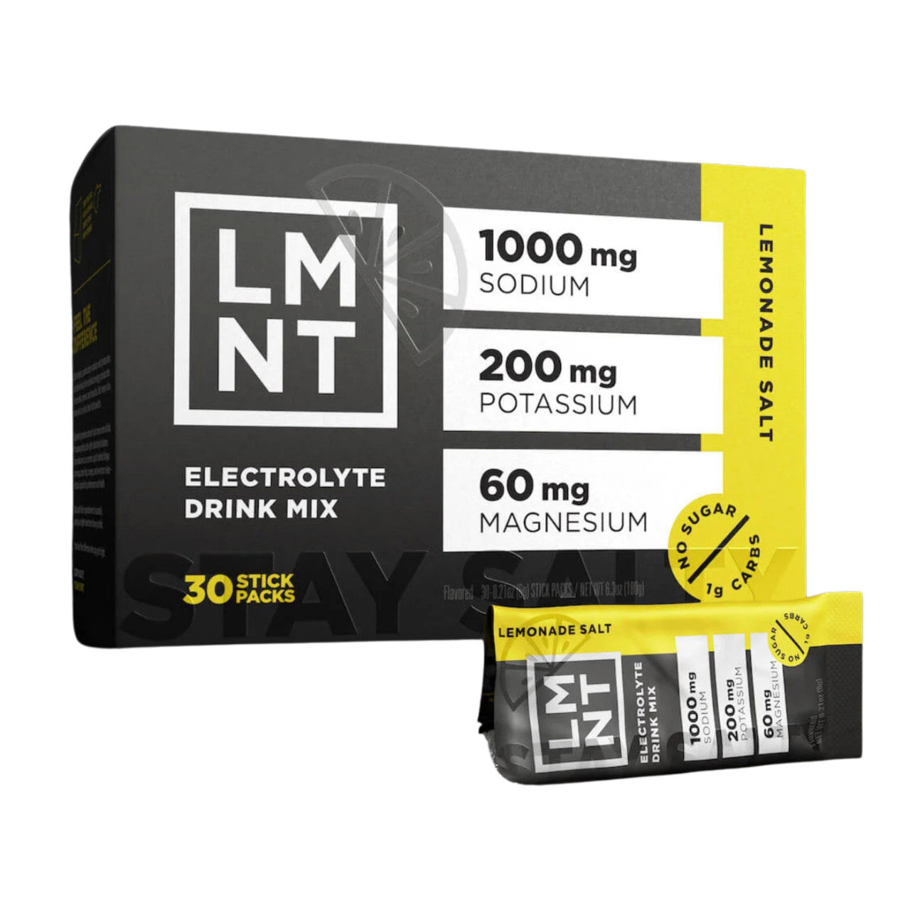 LMNT Zero Sugar Electrolytes Lemonade 18-Count