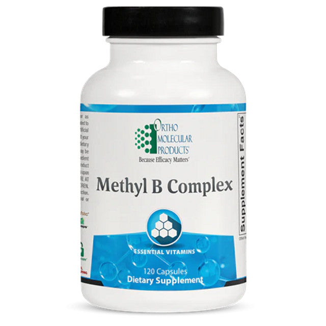 Ortho Molecular Methyl B Complex Energy & Metabolic Support (120 Capsules)