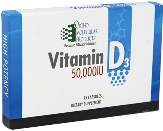 Ortho Molecular Vitamin D3 50,000 IU – 15ct Blister Pack