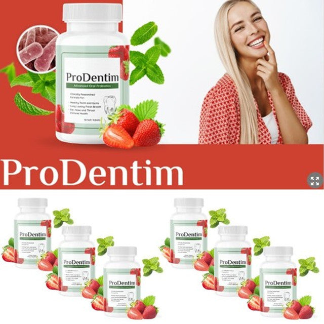 ProDentim Oral Support Chewable Probiotic Tablets (30 Tablets)