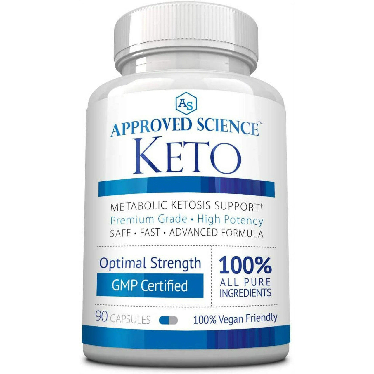 Approved Science Keto BHB Metabolic Support (90 Capsules)